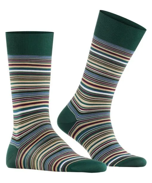 Men Microblock Men Socks Hunter Green FALKE Socks