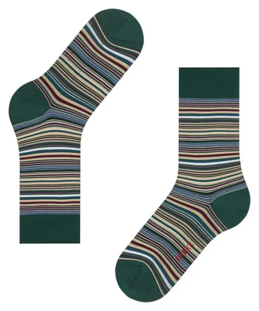 Men Microblock Men Socks Hunter Green FALKE Socks