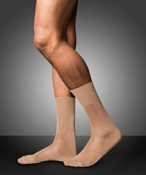 Men No 9 Pure Fil Dcosse Men Socks Brownie Me FALKE Socks