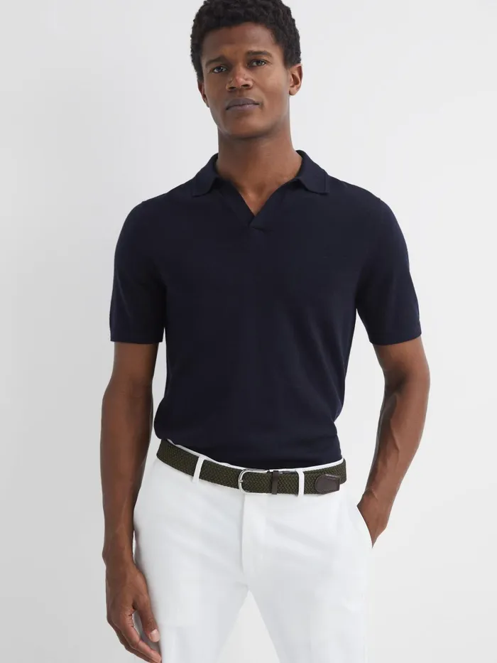 Men Reiss Belts Elmont Woven Belt Khaki