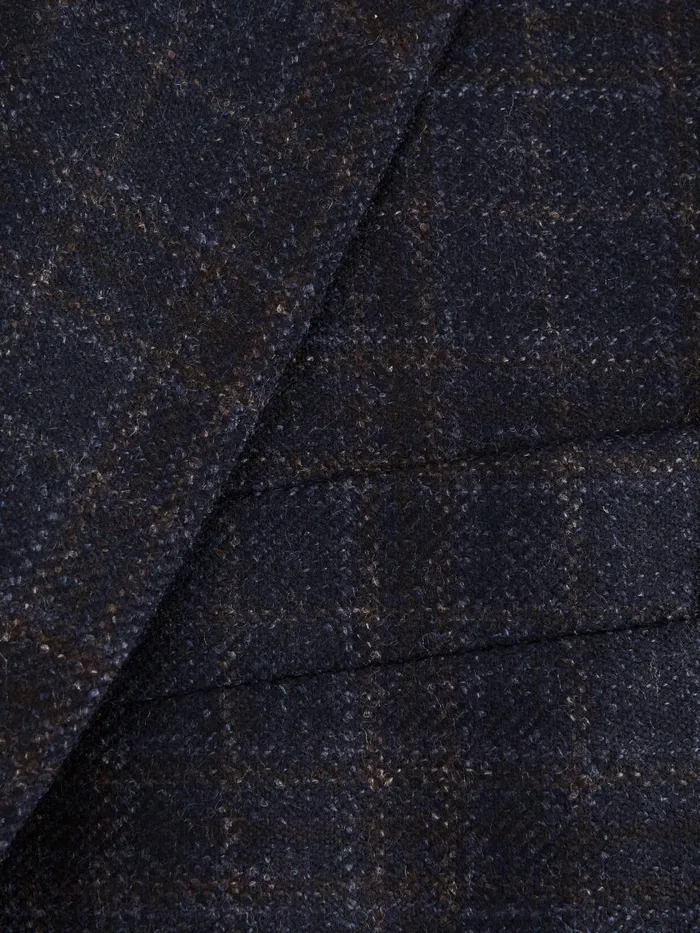 Men Reiss Blazers Jacobson Wool Double Breasted Blazer Navy
