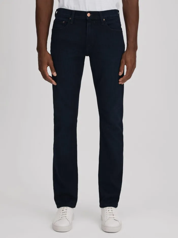 Men Reiss Jeans Straight Leg Jeans Schwartz Blue