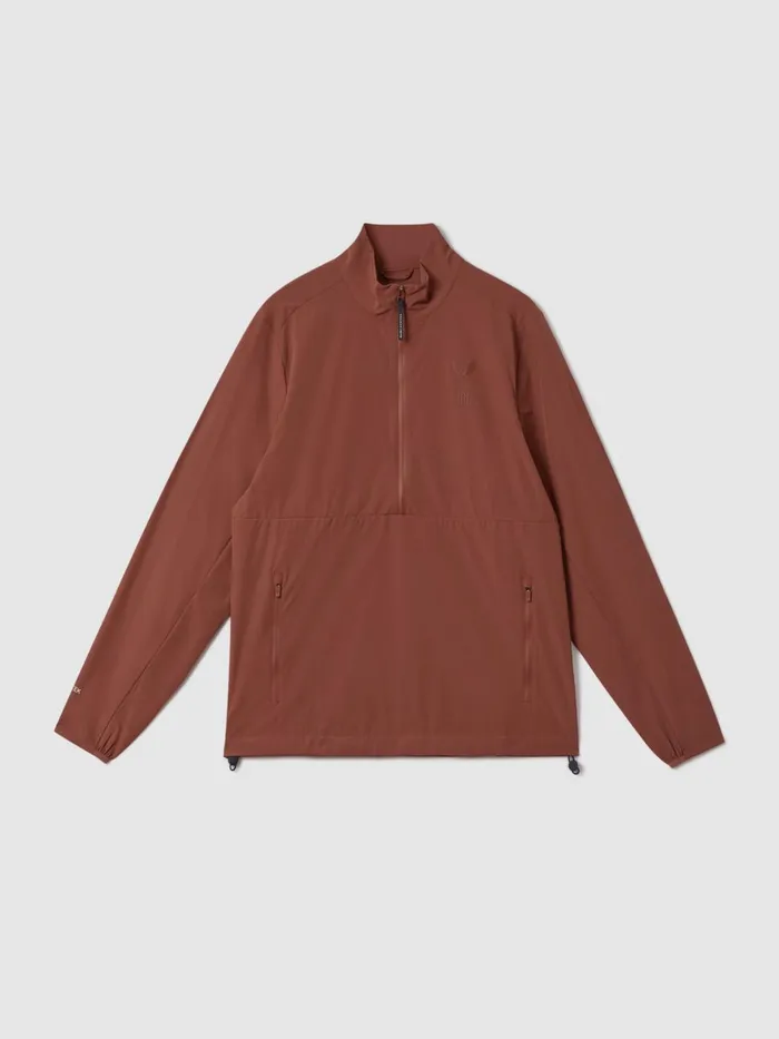Men Reiss Outerwear and Coats Dalton Castore Water Repellent Track Jacket Rust