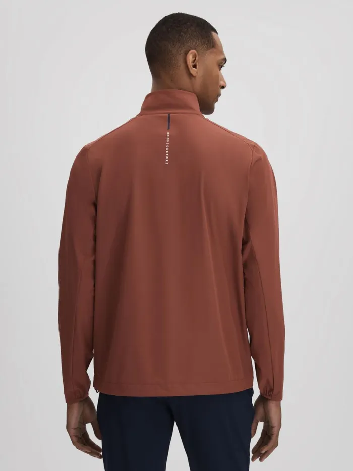 Men Reiss Outerwear and Coats Dalton Castore Water Repellent Track Jacket Rust