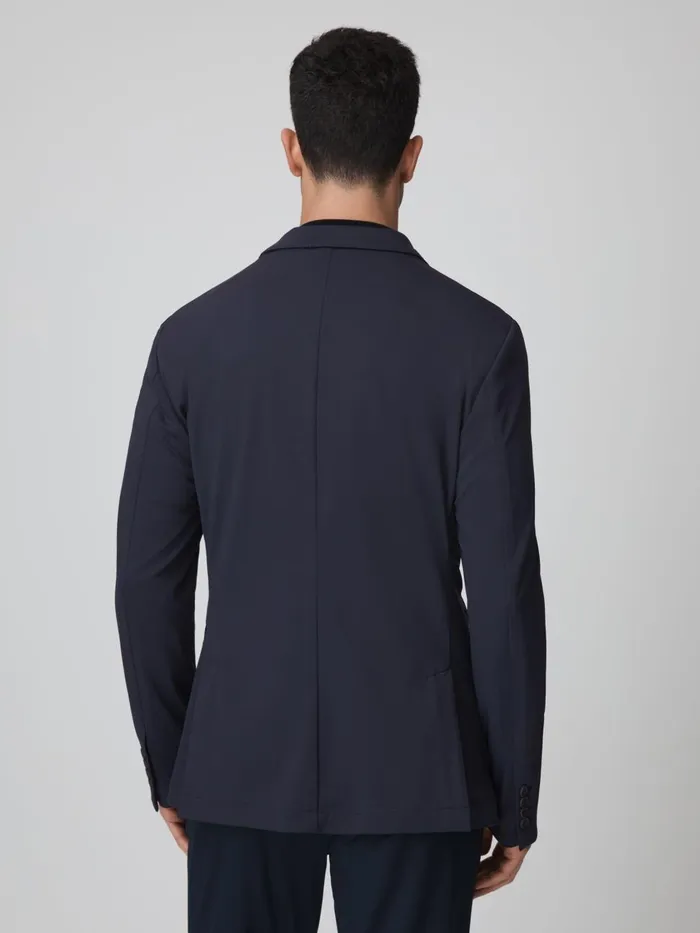Men Reiss Suits and Tailoring F1 Technical Single Breasted Blazer Navy