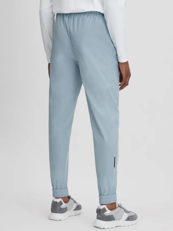 Men Reiss Sweats Hoodies and Joggers Dax Castore Water Repellent Track Pants Blue Silver