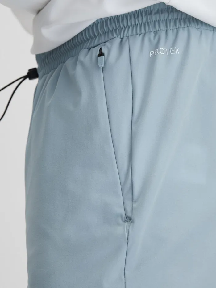 Men Reiss Sweats Hoodies and Joggers Dax Castore Water Repellent Track Pants Blue Silver