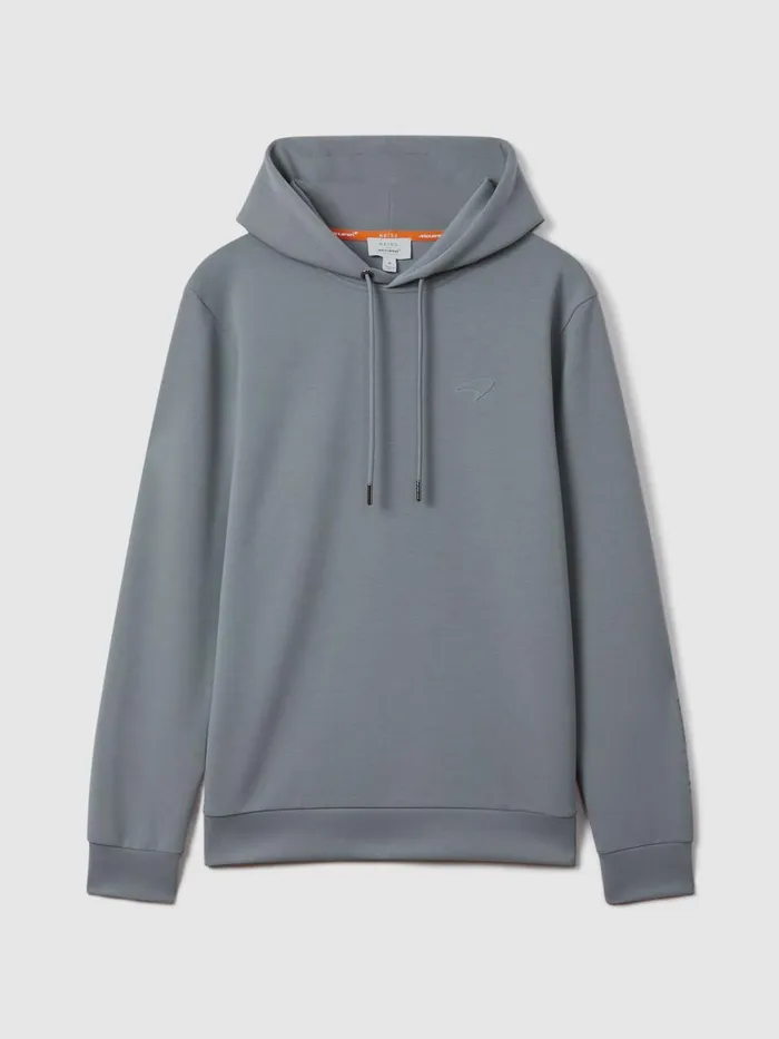 Men Reiss Sweats Hoodies and Joggers F1 Interlock Jersey Hoodie Sage