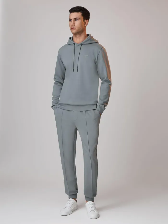 Men Reiss Sweats Hoodies and Joggers F1 Interlock Jersey Hoodie Sage