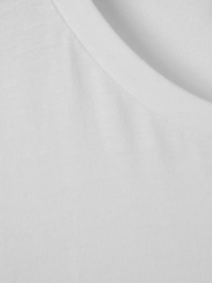 Men Reiss TShirts Bless Marl Crew Neck TShirt White