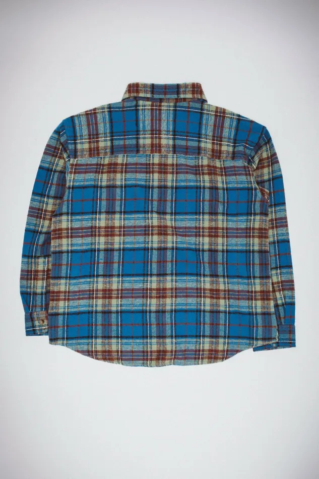 Men Rusty Plaid Flannel Fucking Awesome Shirts Men Rusty Plaid Flannel Fucking Awesome Shirts
