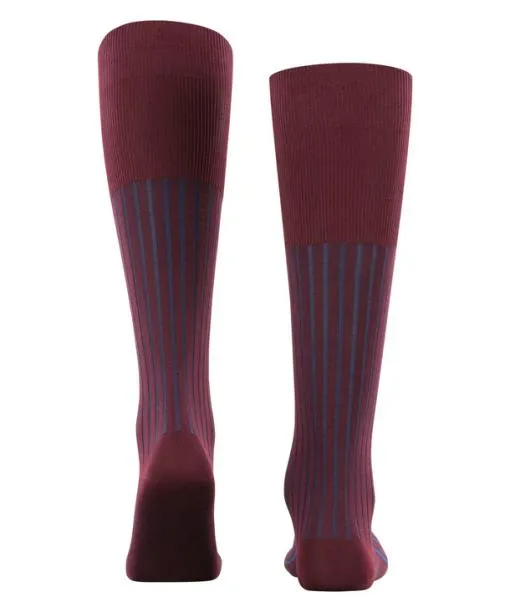 Men Shadow Men Kneehigh Socks Blackberry FALKE Knee High Socks