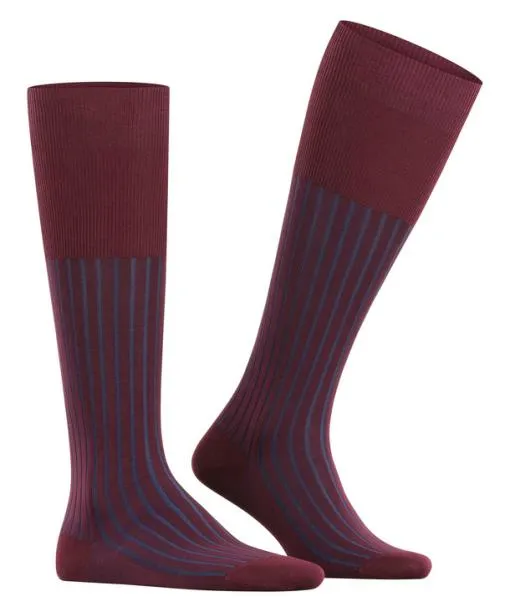 Men Shadow Men Kneehigh Socks Blackberry FALKE Knee High Socks