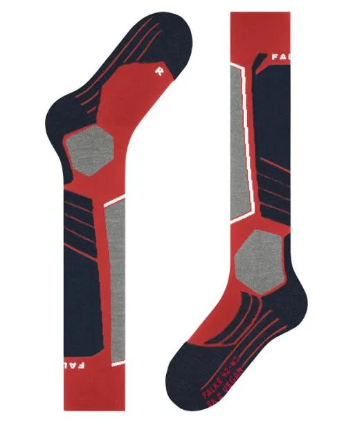 Men SK2 Intermediate Vegan Men Skiing Kneehigh Socks Tangerine FALKE Ski Socks