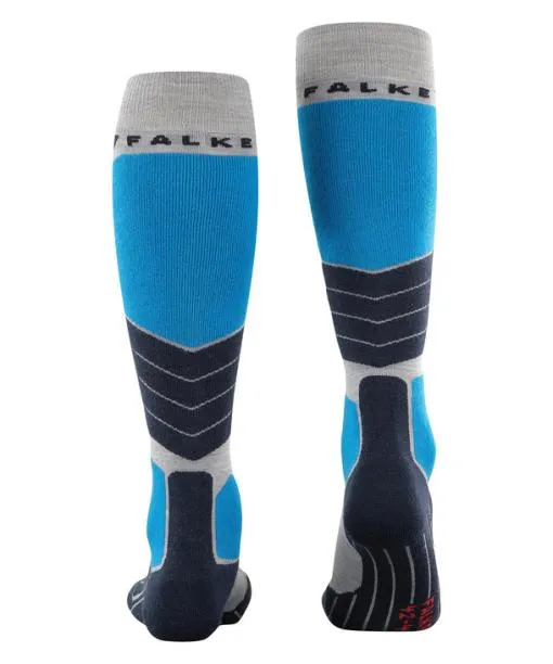 Men SK2 Intermediate Wool Men Skiing Kneehigh Socks Light Grey FALKE Ski Socks