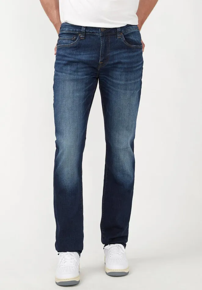 Men Slim Ash Mid Blue Jeans Indigo Buffalo David Bitton Slim Ash
