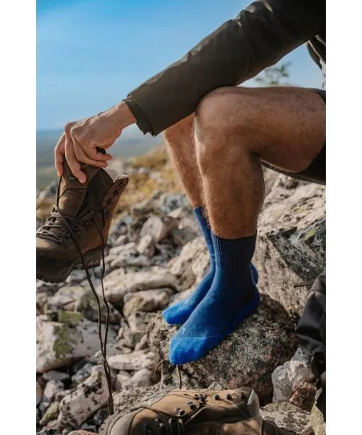 Men TK1 Adventure Wool Men Trekking Socks Smog FALKE Hiking Socks