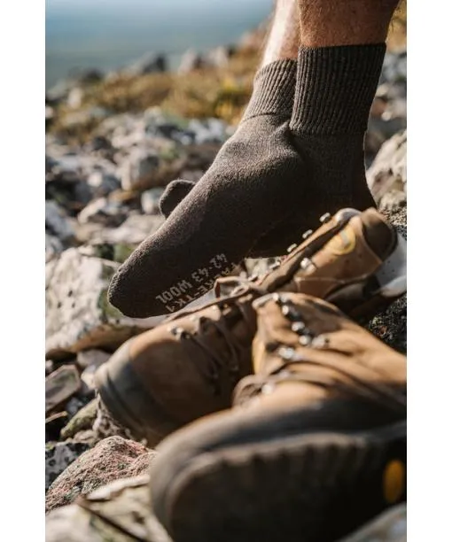 Men TK1 Adventure Wool Men Trekking Socks Smog FALKE Hiking Socks