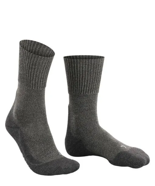 Men TK1 Adventure Wool Men Trekking Socks Smog FALKE Hiking Socks