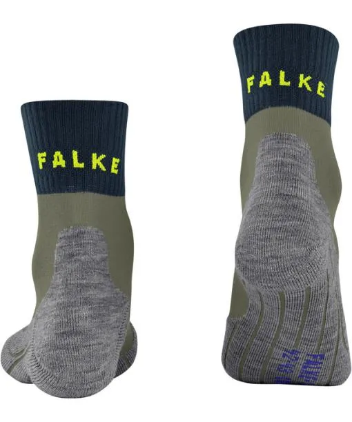 Men TK2 Explore Cool Short Men Trekking Short Sock Calla Green FALKE Hiking Socks