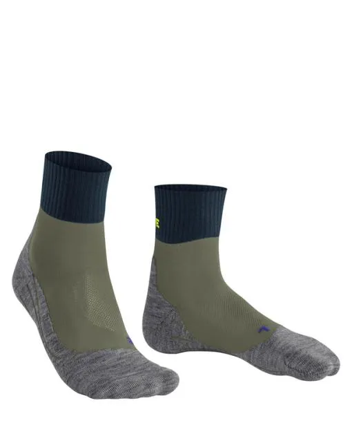 Men TK2 Explore Cool Short Men Trekking Short Sock Calla Green FALKE Hiking Socks