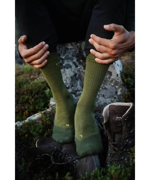 Men TK2 Explore Wool Men Trekking Socks Dark Brown FALKE Hiking Socks