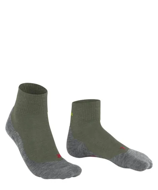 Men TK5 Wander Short Men Trekking Short Sock Herb FALKE Hiking Socks