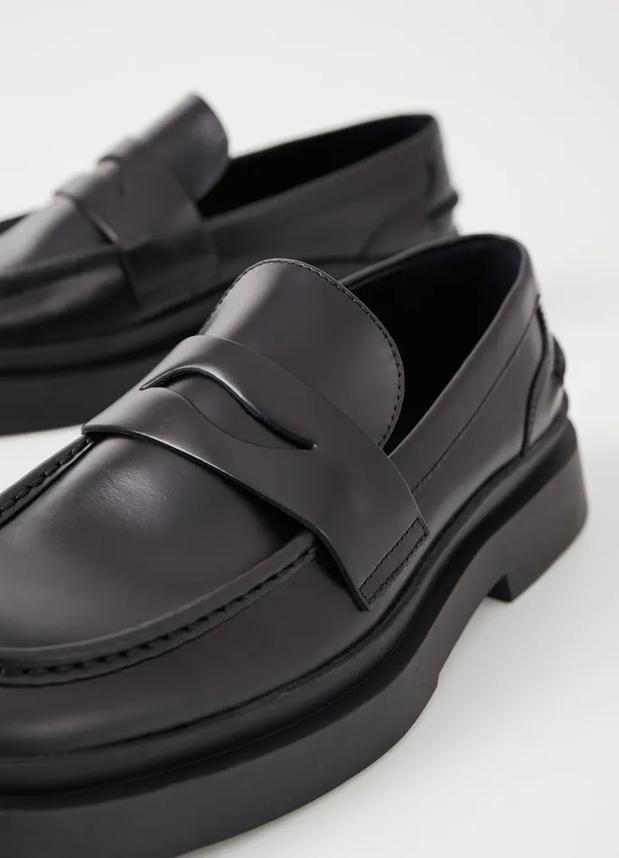 Men Vagabond Loafers MIKE LOAFER Black Leather