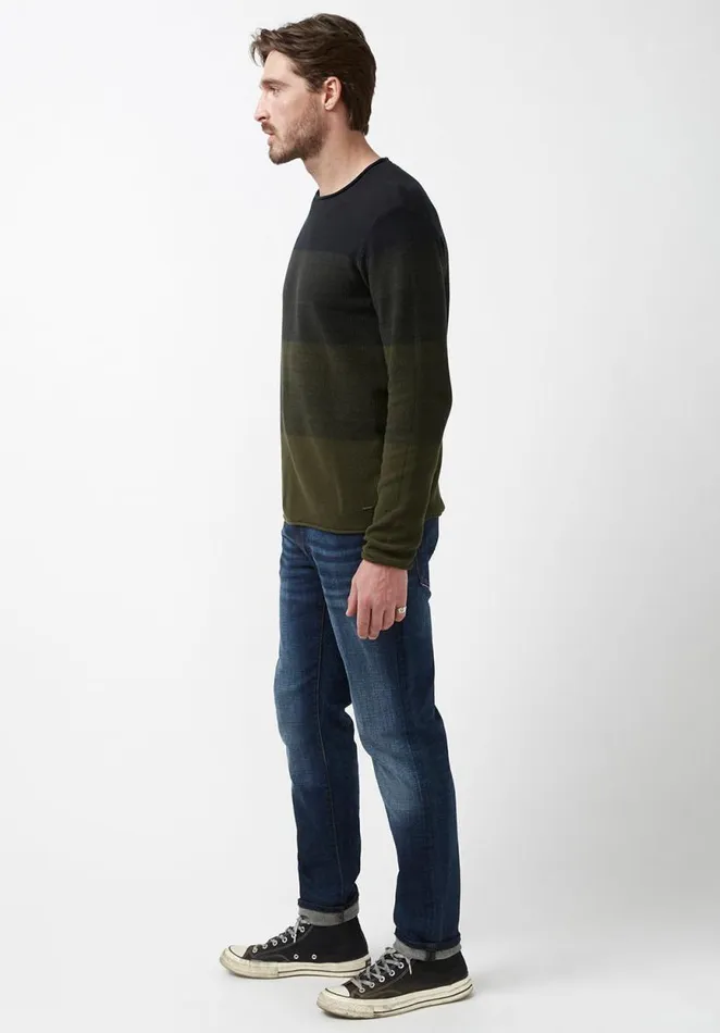 Men Wakoni Green Mens Sweater Fern Buffalo David Bitton Sweaters