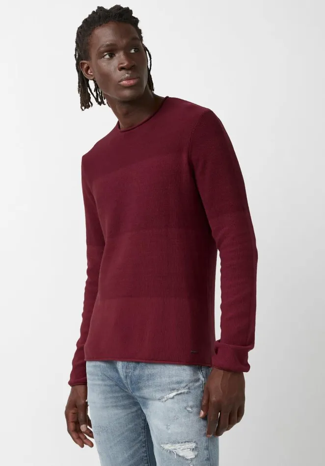Men Wakoni Red Mens Sweater Zinfandel Buffalo David Bitton Sweaters