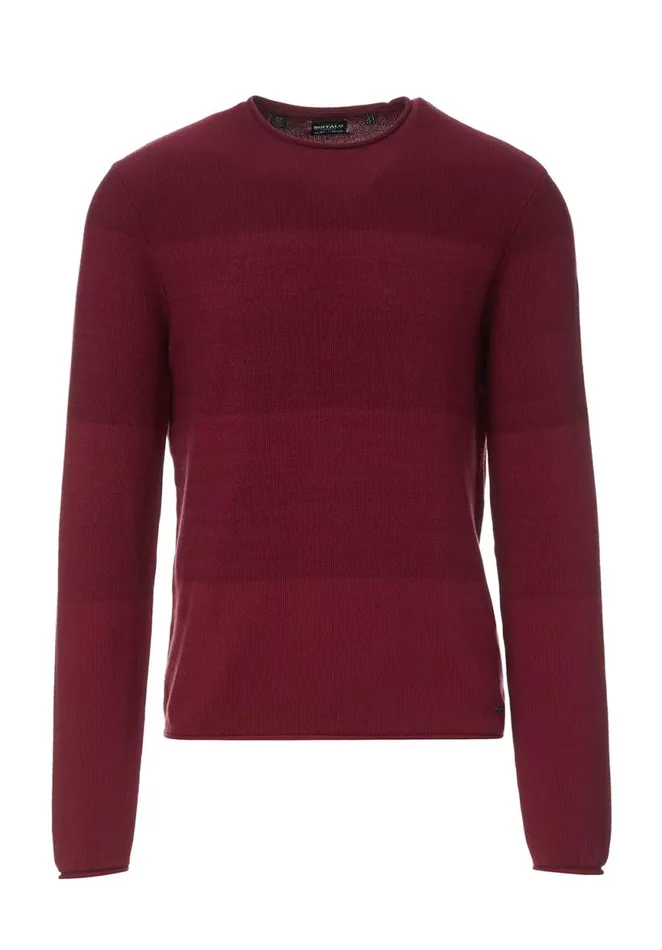 Men Wakoni Red Mens Sweater Zinfandel Buffalo David Bitton Sweaters
