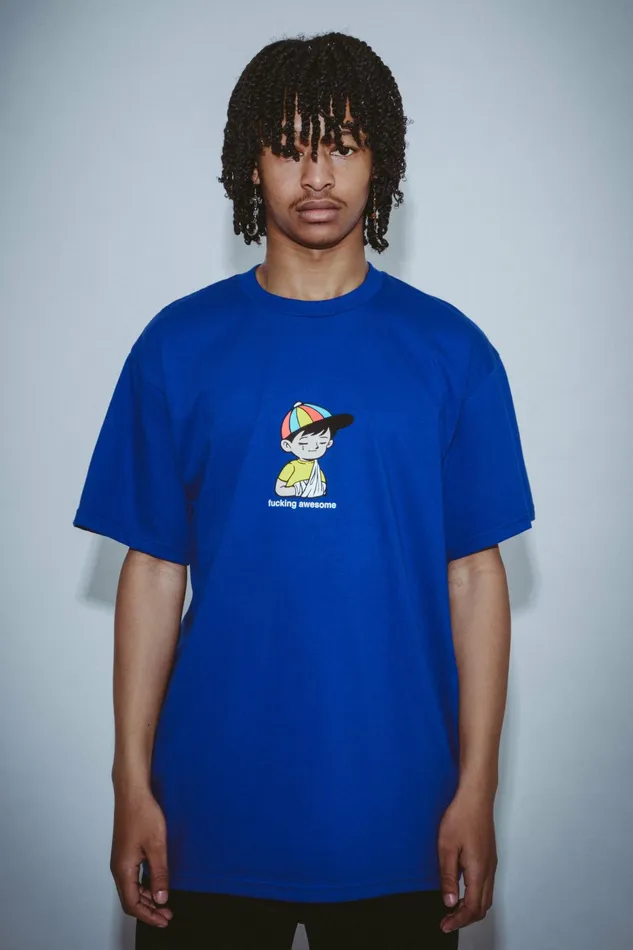 Men Wanto Kid Tee Fucking Awesome Short Sleeve Men Wanto Kid Tee Fucking Awesome Short Sleeve