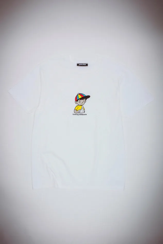 Men Wanto Kid Tee Fucking Awesome Short Sleeve Men Wanto Kid Tee Fucking Awesome Short Sleeve