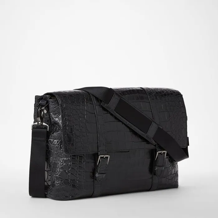 MenWomen Brahmin Travel Mason Messenger Black Baypoint