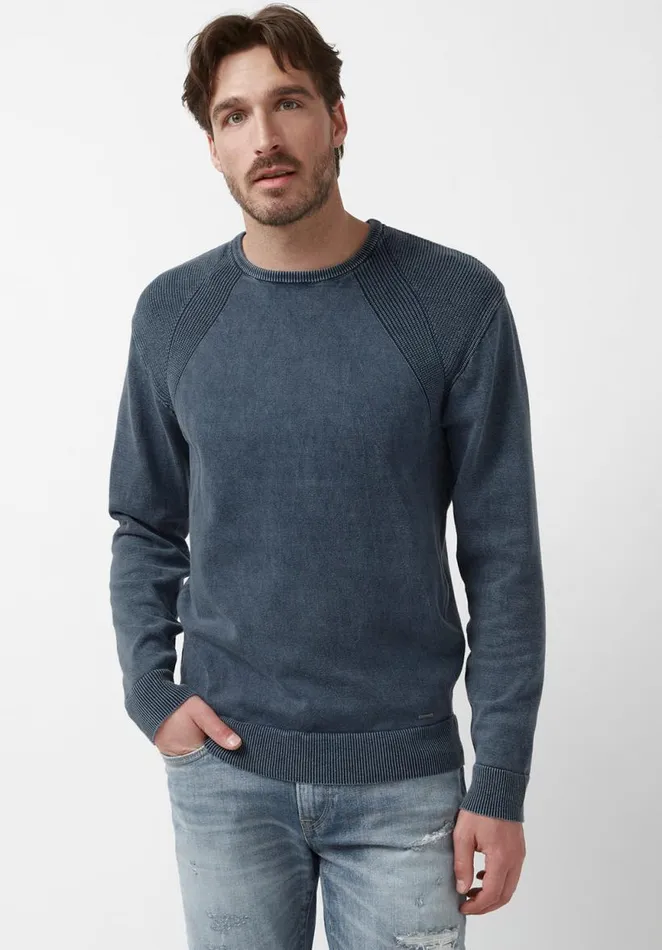 Men Woshat Navy Mens Sweater Whale Buffalo David Bitton Sweaters