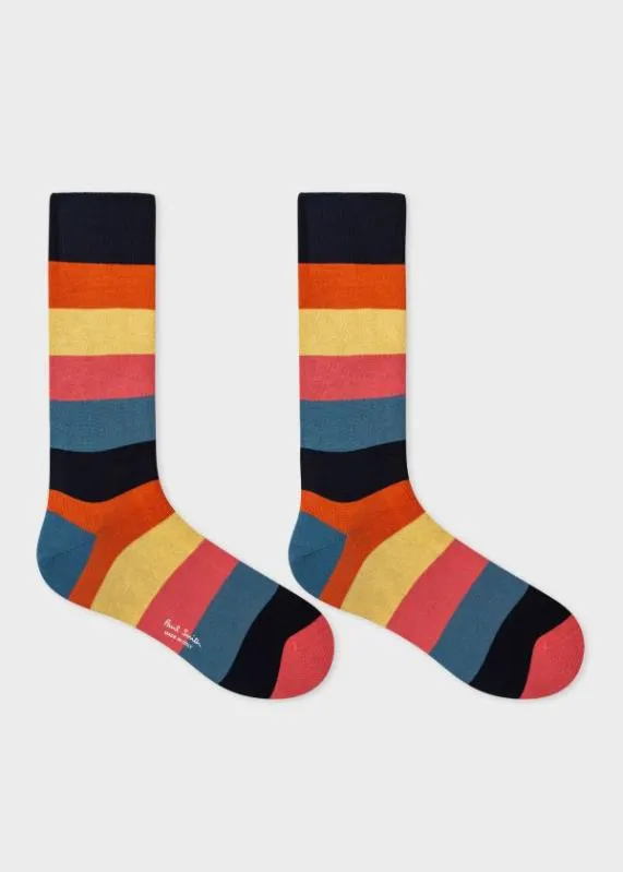Mens 039Artist Stripe039 Block Socks Paul Smith Socks Mens 039Artist Stripe039 Block Socks Paul Smith Socks