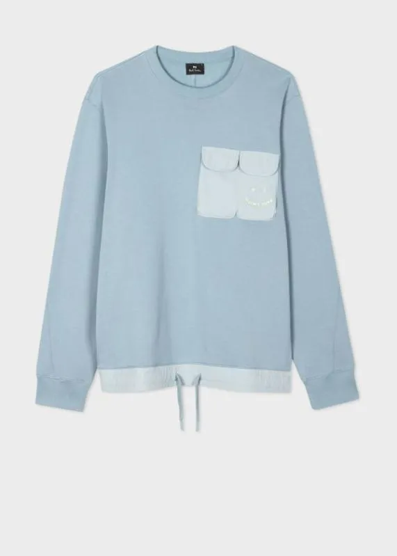 Mens 039Happy039 Nylon Pocket Sweatshirt Paul Smith Sweatshirts and Hoodies