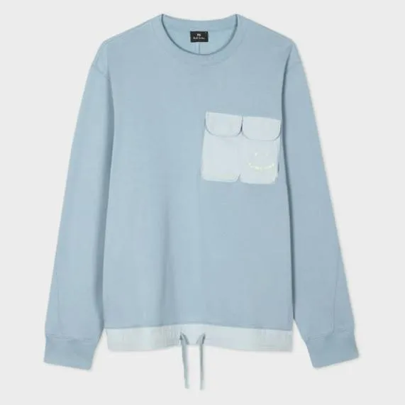 Mens 039Happy039 Nylon Pocket Sweatshirt Paul Smith Sweatshirts and Hoodies Mens 039Happy039 Nylon Pocket Sweatshirt Paul Smith Sweatshirts and Hoodies