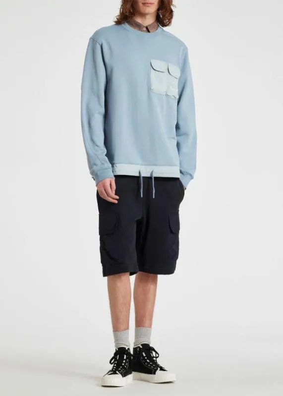 Mens 039Happy039 Nylon Pocket Sweatshirt Paul Smith Sweatshirts and Hoodies Mens 039Happy039 Nylon Pocket Sweatshirt Paul Smith Sweatshirts and Hoodies