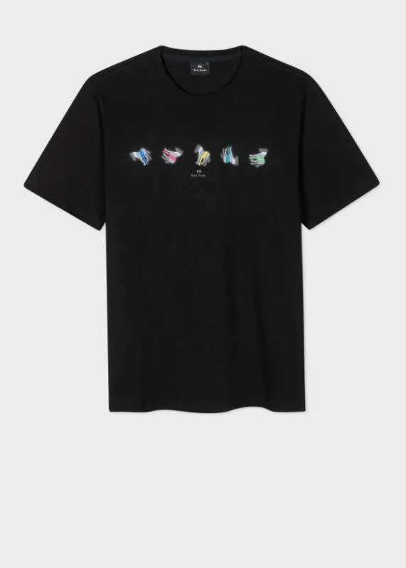 Mens 039Repeating Zebra039 TShirt Paul Smith TShirts