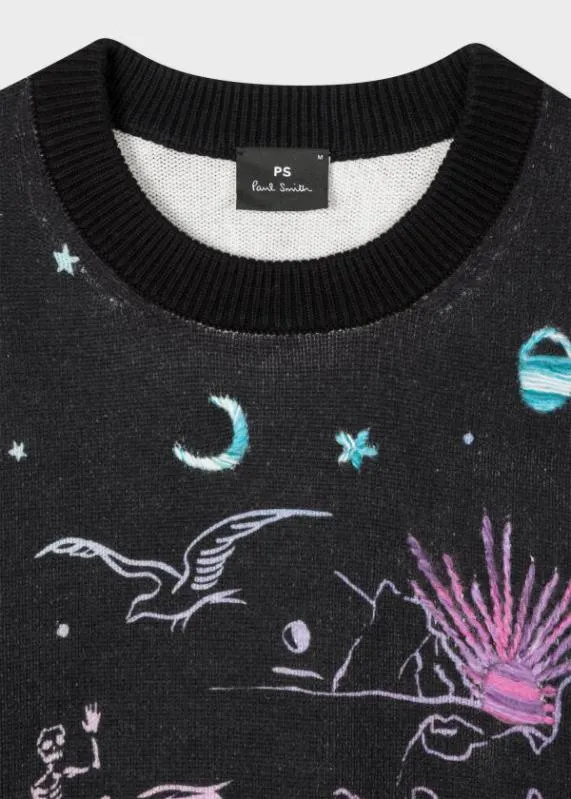 Mens 039Sea Tales039 Crew Neck Sweater Paul Smith Sweaters Mens 039Sea Tales039 Crew Neck Sweater Paul Smith Sweaters