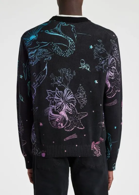 Mens 039Sea Tales039 Crew Neck Sweater Paul Smith Sweaters Mens 039Sea Tales039 Crew Neck Sweater Paul Smith Sweaters