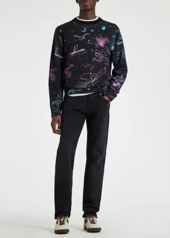 Mens 039Sea Tales039 Crew Neck Sweater Paul Smith Sweaters Mens 039Sea Tales039 Crew Neck Sweater Paul Smith Sweaters