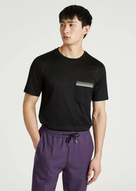 Mens 039Signature Stripe039 Pocket TShirt Paul Smith TShirts Mens 039Signature Stripe039 Pocket TShirt Paul Smith TShirts