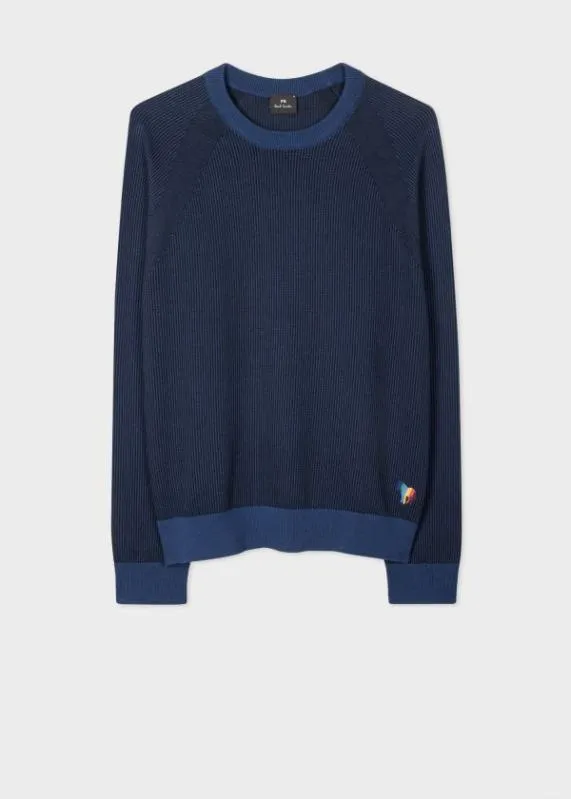 Mens 039Zebra039 Compact Cotton Sweater Paul Smith Sweaters