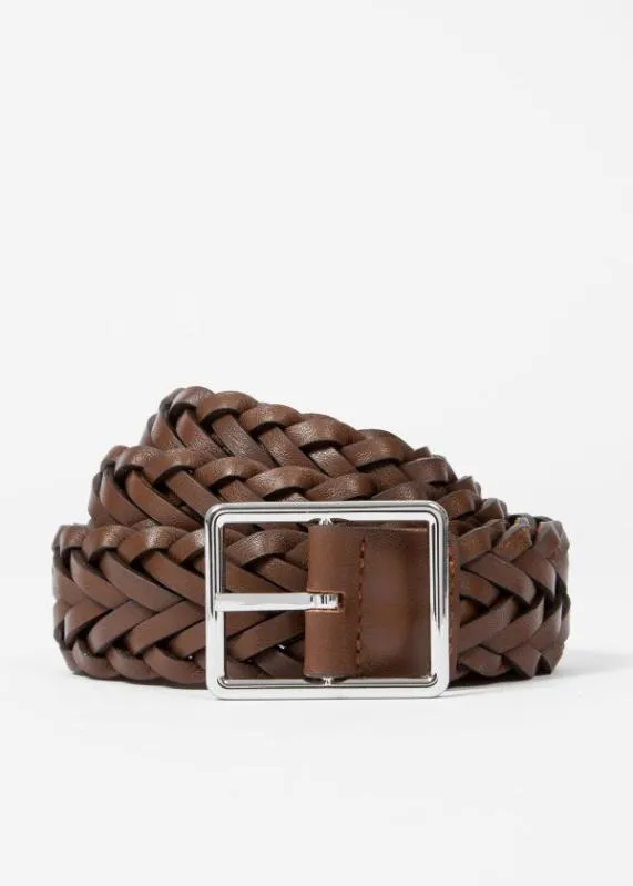 Mens Artist Stripe Reversible Plaited Leather Belt Paul Smith Belts Mens Artist Stripe Reversible Plaited Leather Belt Paul Smith Belts