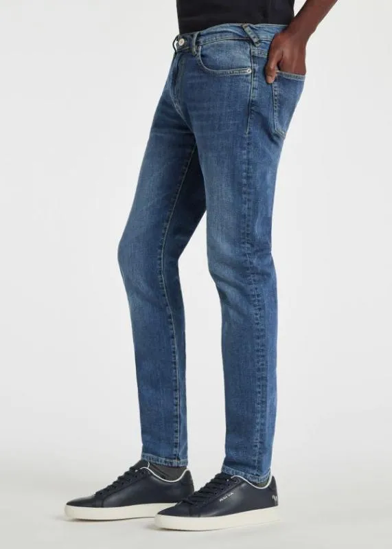 Mens BlueWash Stretch Denim Jeans Paul Smith Jeans Mens BlueWash Stretch Denim Jeans Paul Smith Jeans