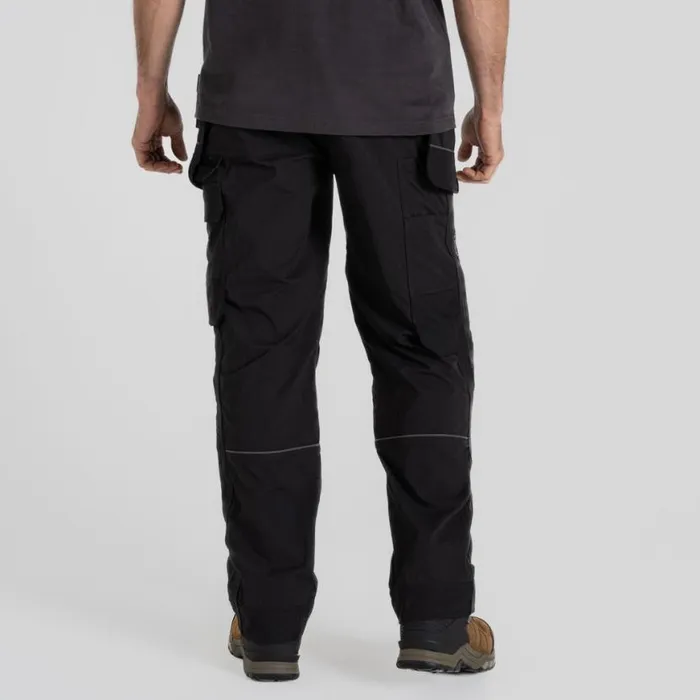 Mens Cargo Trousers Craghoppers Sheffield Stretch Holster Workwear Trousers Black Mens Cargo Trousers Craghoppers Sheffield Stretch Holster Workwear Trousers Black
