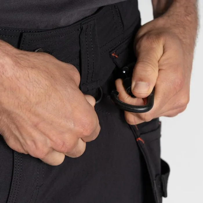 Mens Cargo Trousers Craghoppers Sheffield Stretch Holster Workwear Trousers Black Mens Cargo Trousers Craghoppers Sheffield Stretch Holster Workwear Trousers Black