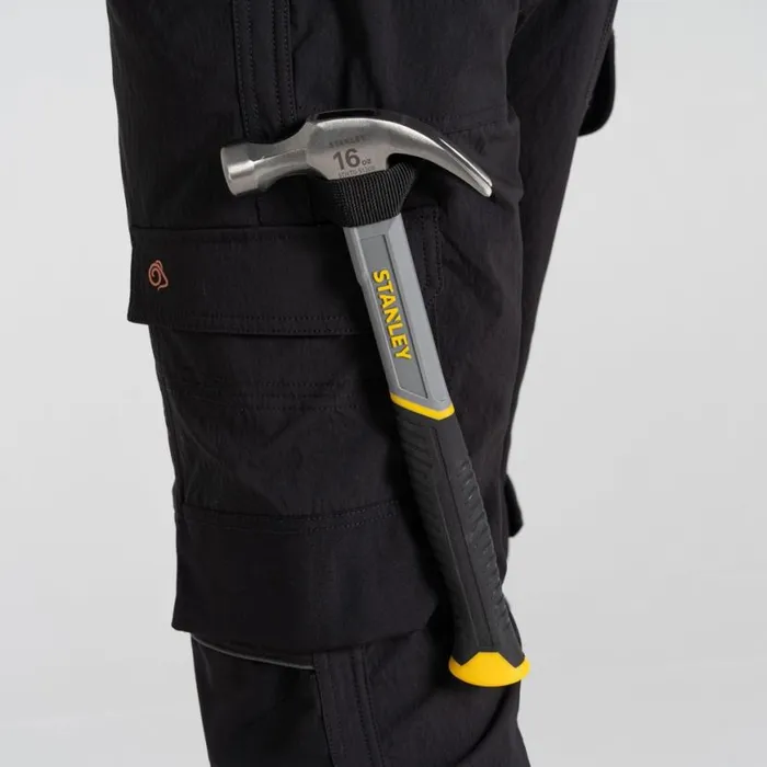 Mens Cargo Trousers Craghoppers Sheffield Stretch Holster Workwear Trousers Black Mens Cargo Trousers Craghoppers Sheffield Stretch Holster Workwear Trousers Black